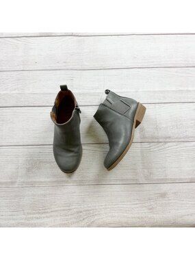 Wonder Nation Girls Ankle Boots Side Zip Chelsea Style Low Heel Booties 13